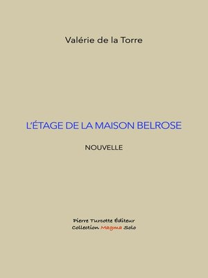 cover image of L'étage de la maison Belrose